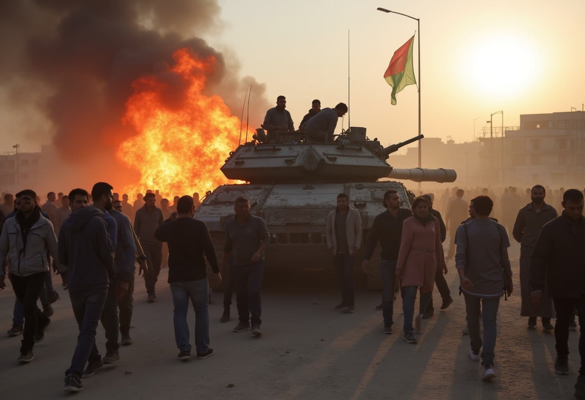 Israeli Tank Shelling Kills 51 at Gaza Aid Distribution Crowd Israeli Tank Shelling Kills 51 at Gaza Aid Distribution Crowd