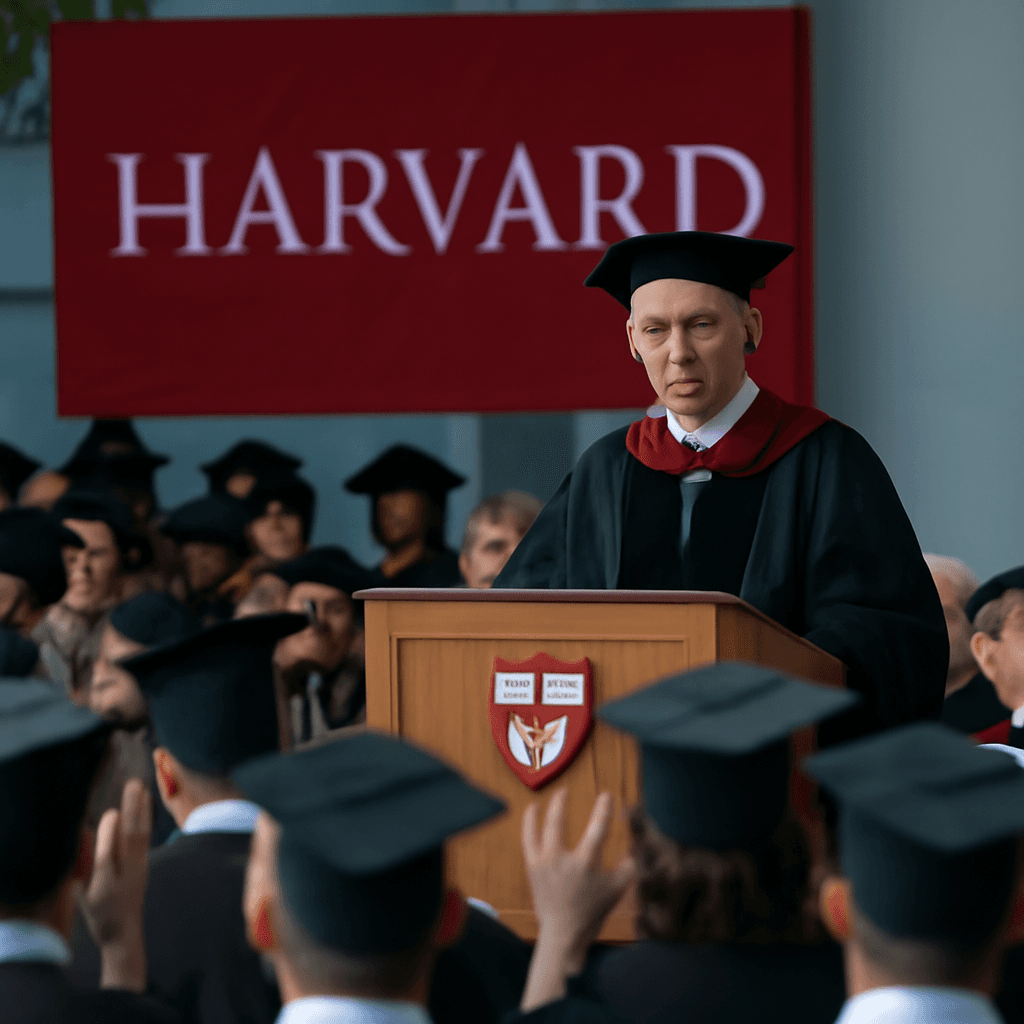 Harvard President Receives Standing Ovation for Subtle Critique of Trump at Graduation Harvard President Receives Standing Ovation for Subtle Critique of Trump at Graduation