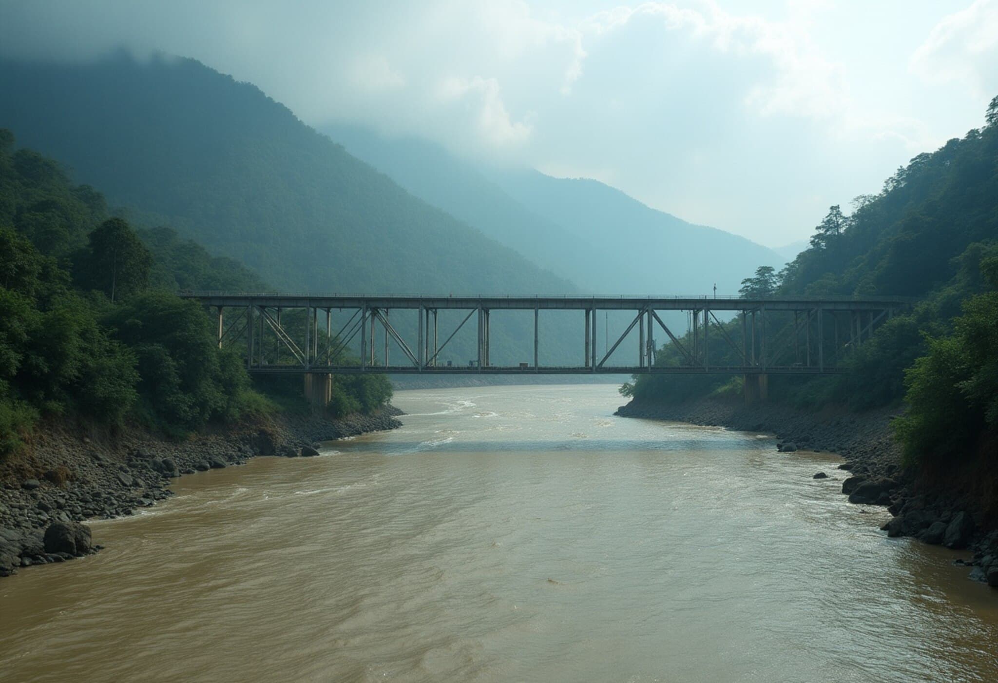 Monsoon Floods Devastate Nepal-China Border, Destroy Key Bridge, Leave 18 Missing Monsoon Floods Devastate Nepal-China Border, Destroy Key Bridge, Leave 18 Missing