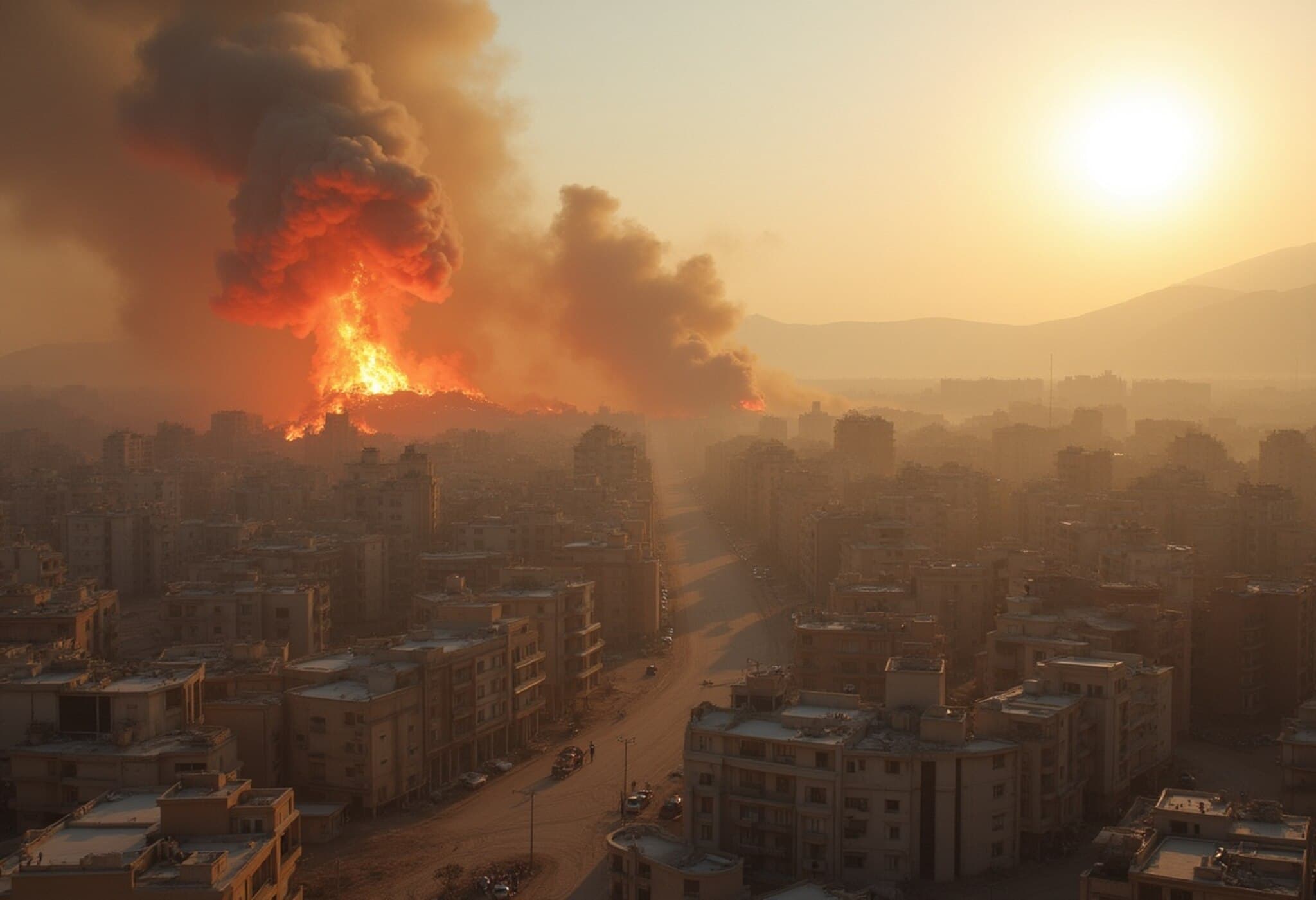 Israeli Airstrikes Target Sweida Following Syrian Troop Withdrawal Amid Druze Clashes Israeli Airstrikes Target Sweida Following Syrian Troop Withdrawal Amid Druze Clashes