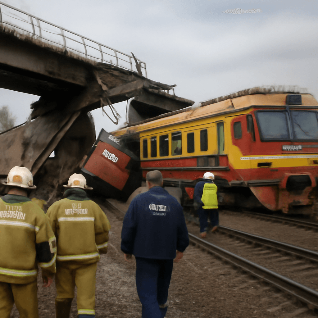 7 Dead, 30 Injured as Bridge Collapse Causes Train Derailment in Russia 7 Dead, 30 Injured as Bridge Collapse Causes Train Derailment in Russia