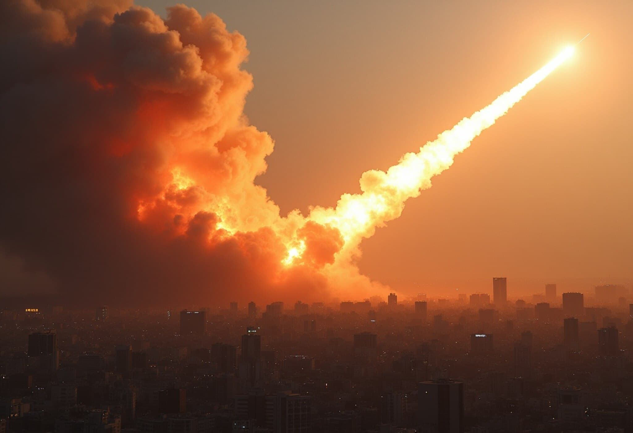 Iran Strikes Tel Aviv with Ballistic Missiles, Israel's Iron Dome Breached Iran Strikes Tel Aviv with Ballistic Missiles, Israel's Iron Dome Breached