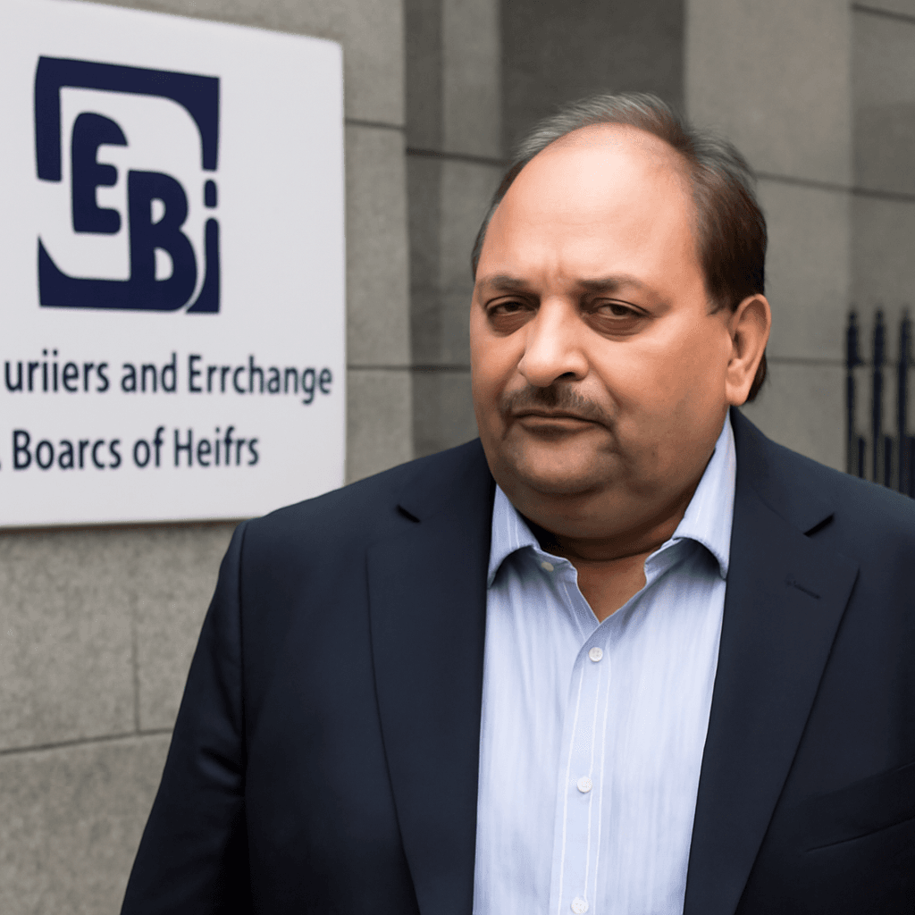 Sebi Attaches Mehul Choksi’s Accounts to Recover Rs 2.1 Crore in Insider Trading Case Sebi Attaches Mehul Choksi’s Accounts to Recover Rs 2.1 Crore in Insider Trading Case