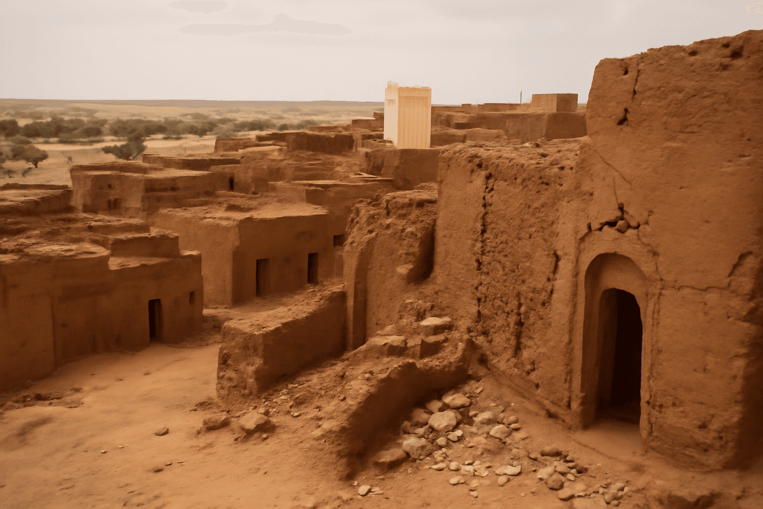 Ancient Oualata Town and Manuscripts Threatened by Sahara Desert Encroachment Ancient Oualata Town and Manuscripts Threatened by Sahara Desert Encroachment