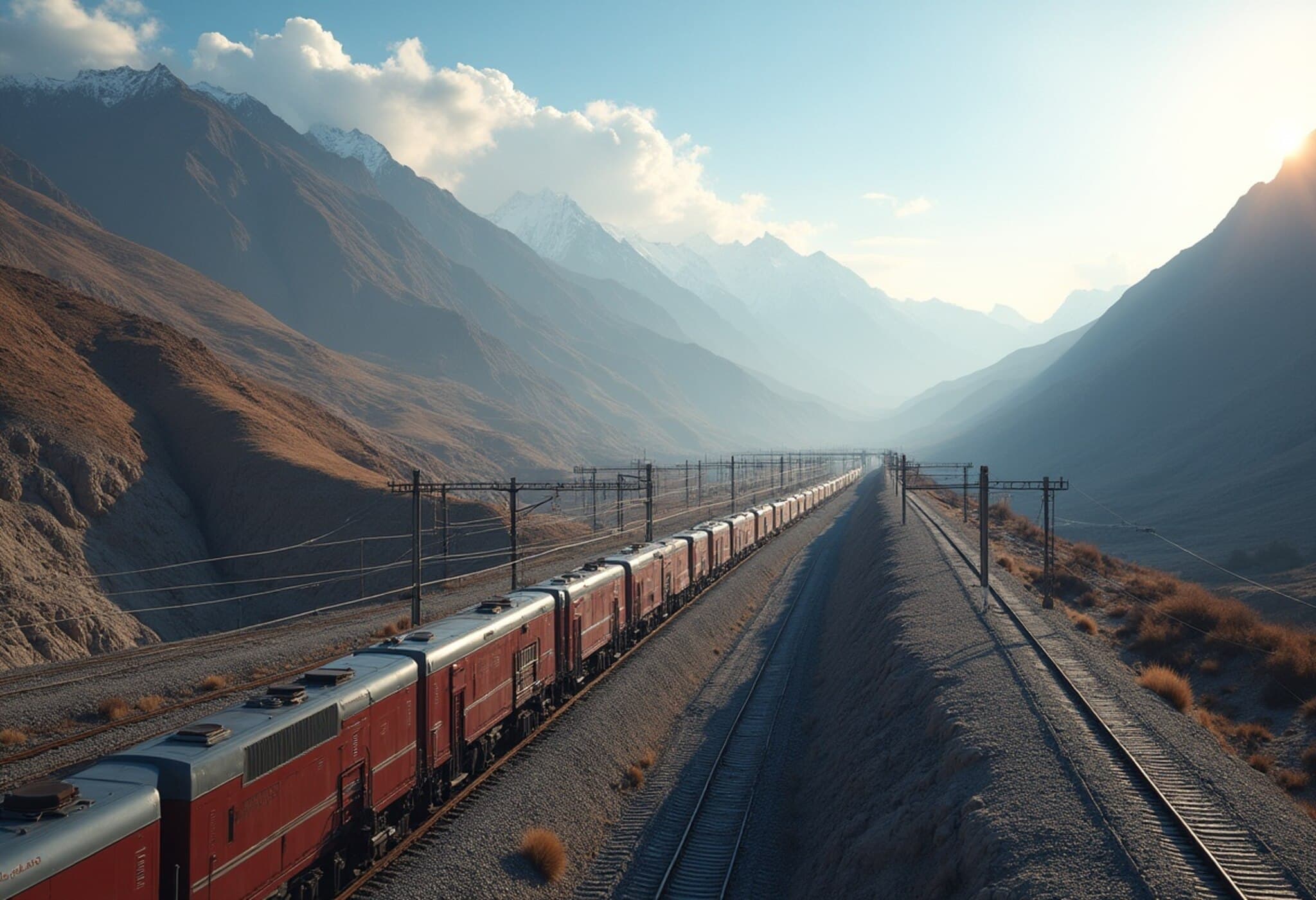 China Launches Xinjiang-Tibet Railway Near Ladakh: Strategic Project Begins China Launches Xinjiang-Tibet Railway Near Ladakh: Strategic Project Begins