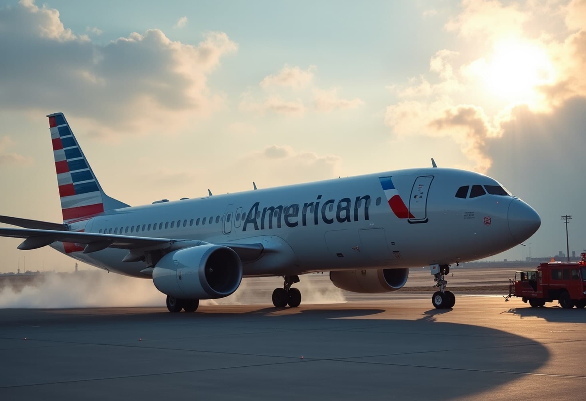 American Airlines Flight Evacuated at Denver After Landing Gear Issue American Airlines Flight Evacuated at Denver After Landing Gear Issue