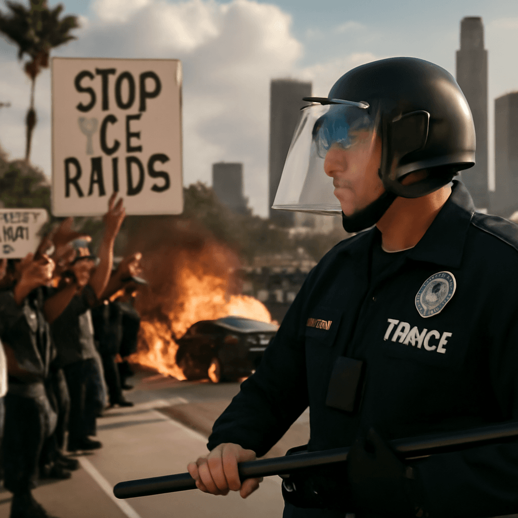 Violent Protests Erupt in Los Angeles Amid Trump’s National Guard Deployment Violent Protests Erupt in Los Angeles Amid Trump’s National Guard Deployment