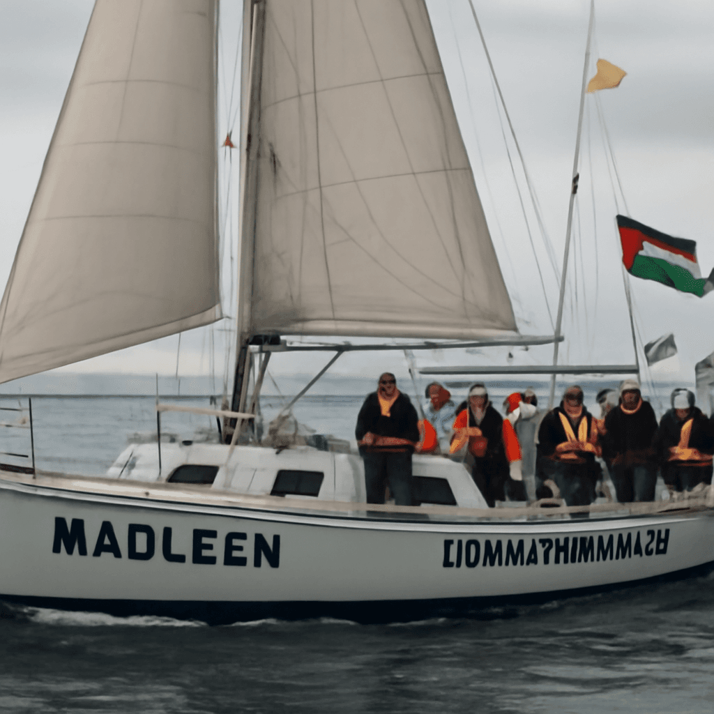 Gaza Aid Boat Vows to Continue Mission Despite Israeli Military Threats Gaza Aid Boat Vows to Continue Mission Despite Israeli Military Threats