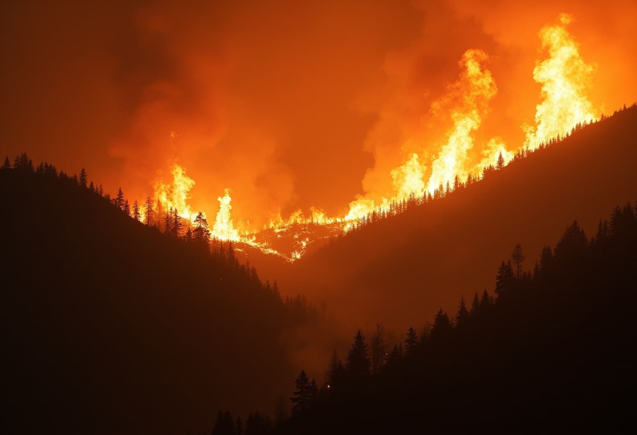 Massive California Wildfire Triggers Evacuations Near Los Angeles Massive California Wildfire Triggers Evacuations Near Los Angeles